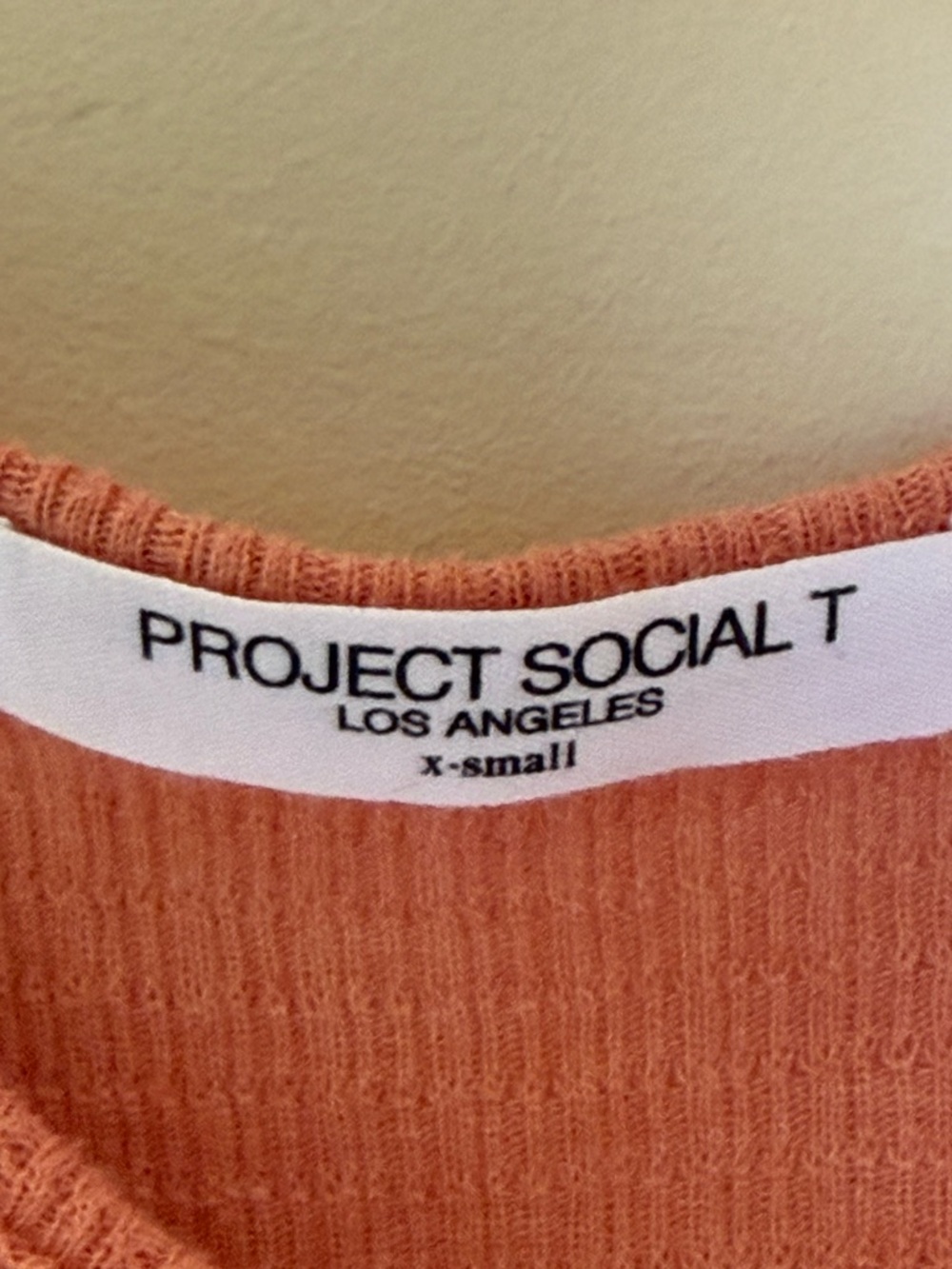 Project Social T Ribbed Tank Top - Rust - Picture 3 of 6